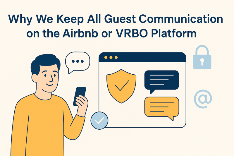 Why We Keep All Guest Communication on the Airbnb or VRBO Platform
