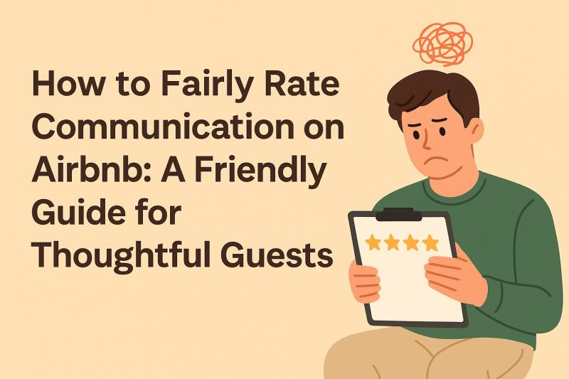 💬 How to Fairly Rate Communication on Airbnb: A Friendly Guide for Thoughtful Guests