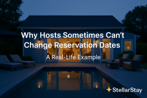 Why Hosts Sometimes Can’t Change Reservation Dates