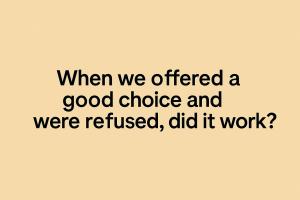 When a Guest Refuses a Fair Solution: Was It Worth It?